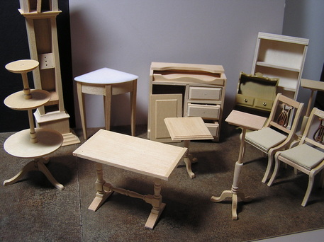 Unfinished dollhouse furniture hotsell