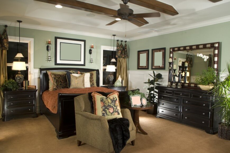 Bedroom Wall Colors For Dark Furniture Modern On Bedroom