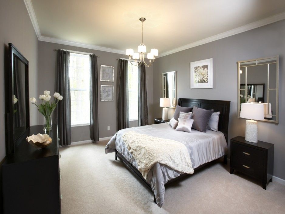Bedroom Wall Colors For Dark Furniture Unique On Bedroom Interior Awesome Contemporary Gray Ideas With An Accent 13 Wall Colors For Dark Furniture Modern On Bedroom Paint Color With 21 Wall Colors