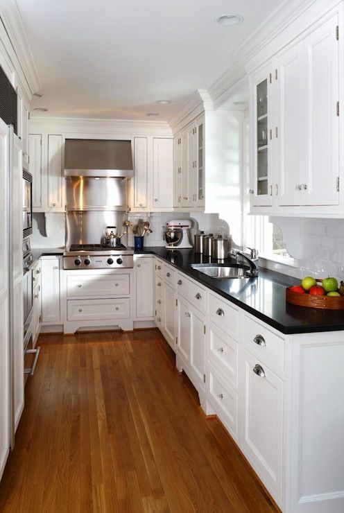 Kitchen White Kitchen Cabinets With Black Countertops Remarkable
