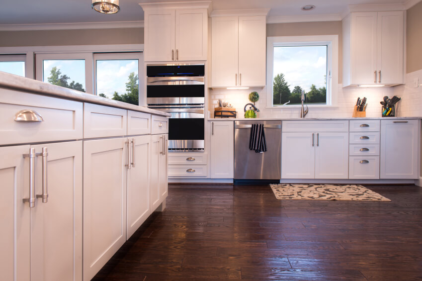 Floor White Kitchen Dark Wood Floor White Kitchen Cabinets Dark