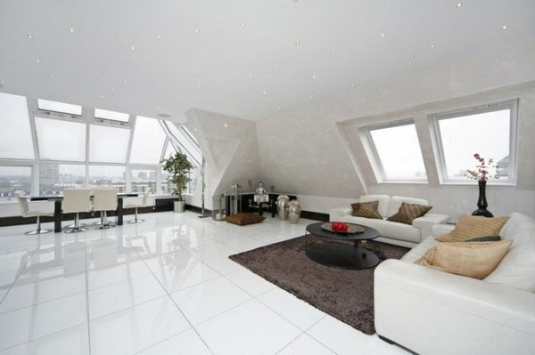 Floor White Tile Flooring Living Room Simple On Floor And