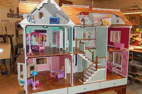 barbie doll house making at home