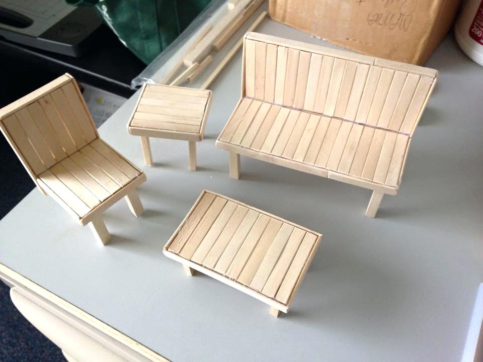 wooden barbie doll furniture