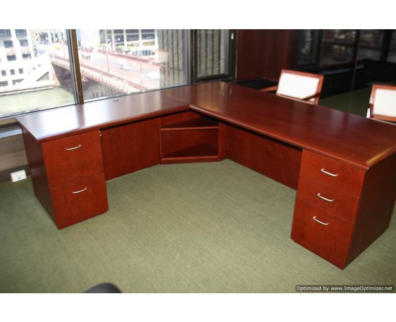 Office Wooden L Shaped Office Desk Wonderful On Intended For Desks