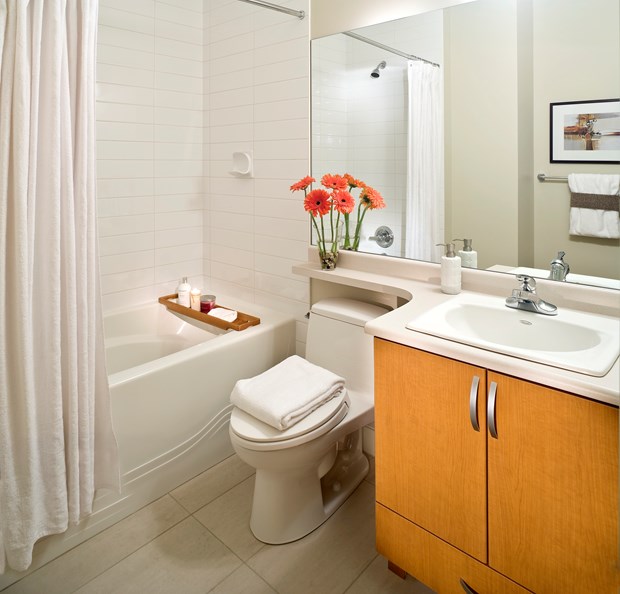 Bathroom A Bathroom Astonishing On Pertaining To 7 Awesome Layouts That Will Make Your Small More Usable 11 A Bathroom