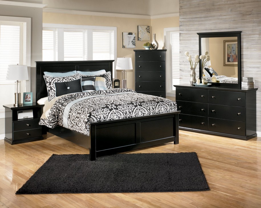 black and wood bedroom furniture - bedford bedroom furniture