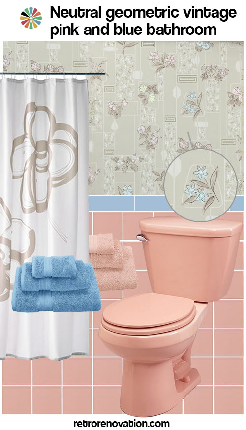 Bathroom Blue And Pink Bathroom Designs Modern On Within Bathrooms