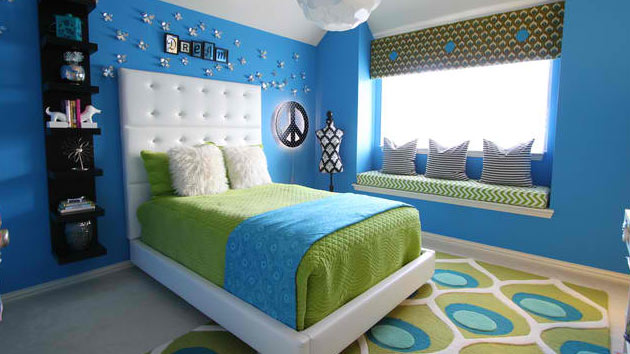 Bedroom Blue Green Bedroom Marvelous On And 15 Killer Lime