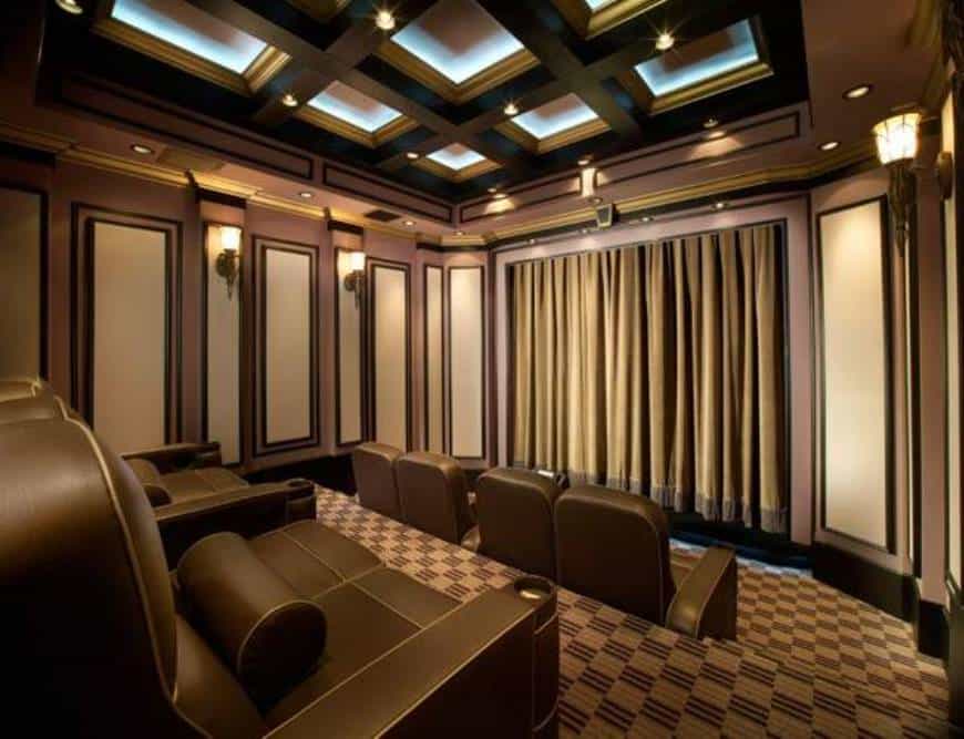 Interior Coffered Ceiling Lighting Exquisite On Interior