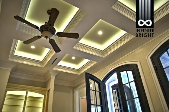 Interior Coffered Ceiling Lighting Astonishing On Interior
