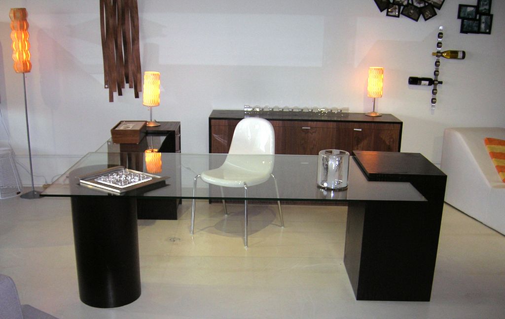 Office Contemporary Glass Desks