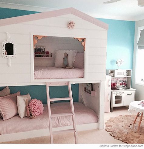 girls house bunk bed