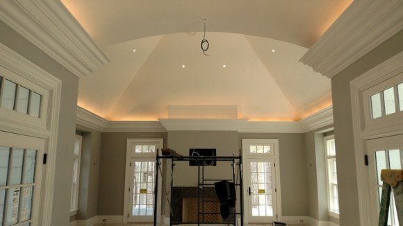 Interior Crown Moulding Lighting Beautiful On Interior