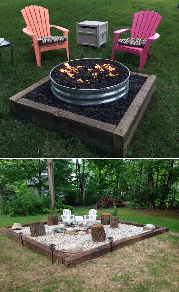 Home Diy Patio Ideas Pinterest Wonderful On Home Within Backyard