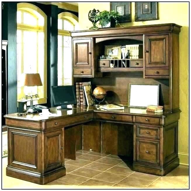 Office Home Office Computer Desk Hutch Charming On Intended For