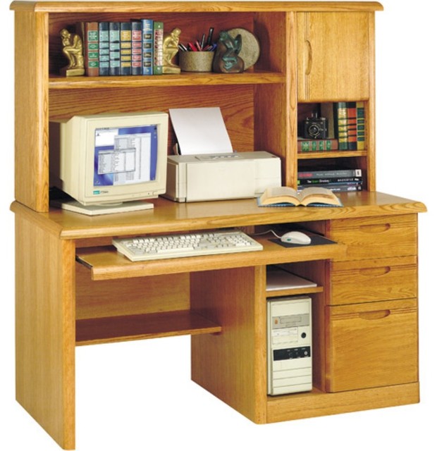 Office Home Office Computer Desk Hutch Charming On Intended For