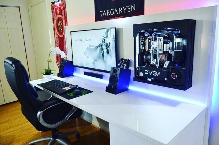 Home Home Office Gaming Computer Beautiful On Throughout
