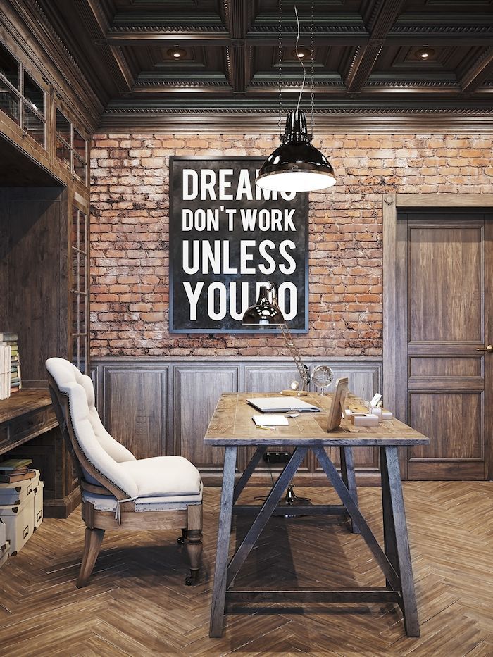 Interior Home Officevintage Office Decor Rustic Fresh On Interior