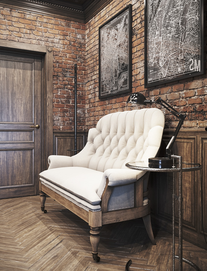 Interior Home Officevintage Office Decor Rustic Fresh On Interior