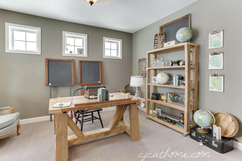 Interior Home Officevintage Office Decor Rustic Fresh On Interior