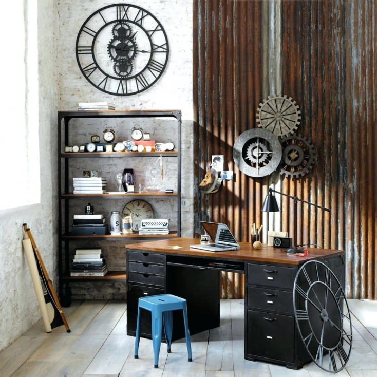 Interior Home Officevintage Office Decor Rustic Fresh On Interior