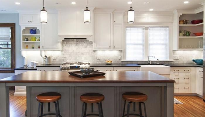 Kitchen Kitchen Bench Lighting Modern On In Cabinets Remodeling
