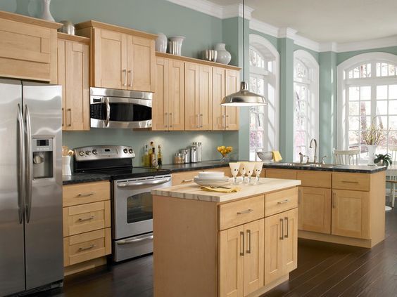 Kitchen Kitchen Color Ideas With Light Oak Cabinets Simple On Inside Lovable Paint Colors 13 Kitchen Color Ideas With Light Oak Cabinets Remarkable On Intended For Paint Colors How To Modern 4