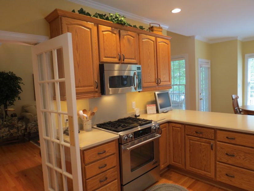 Kitchen Kitchen Color Ideas With Light Oak Cabinets Stylish On