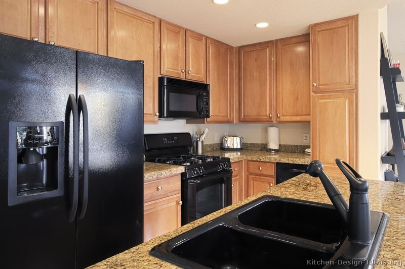 Black Appliances And White Or Gray Cabinets How To Make It Work
