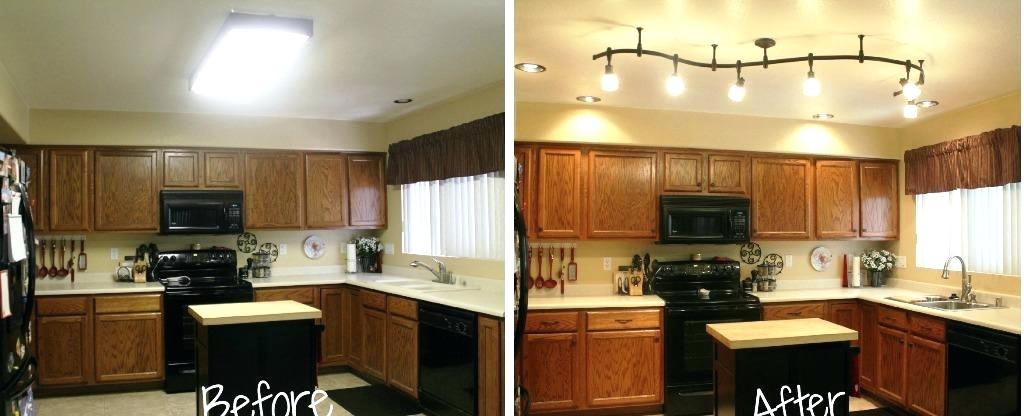 led kitchen track lighting