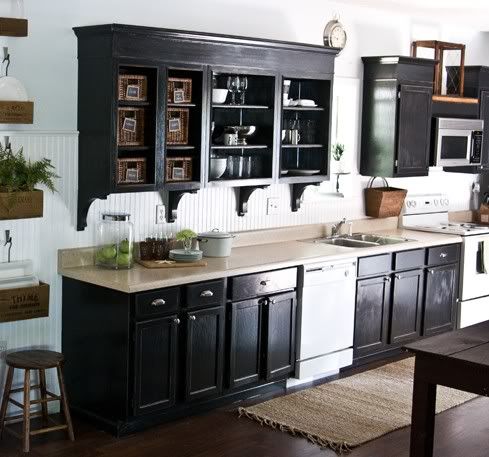 Kitchen Kitchens With Dark Cabinets And White Appliances Kitchens