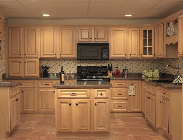 Kitchen Maple Kitchen Cabinets Nice On Intended For Natural Oak