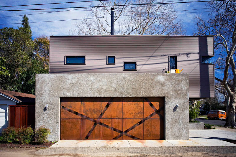 Home Modern Garage Door Plain On Home Doors Styles 23 Modern