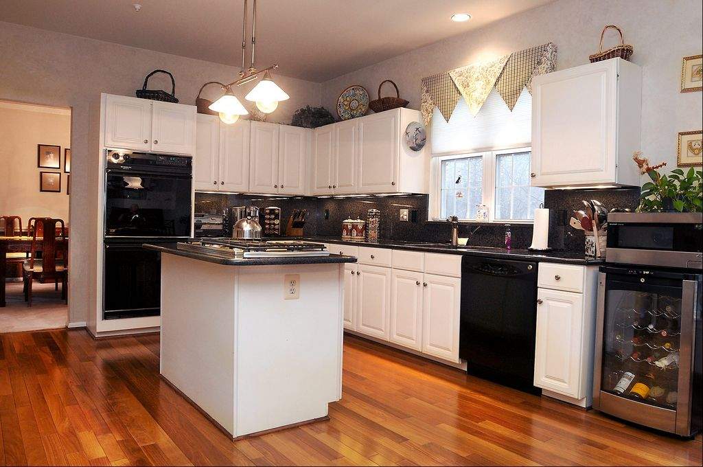 Kitchen Off White Kitchen With Black Appliances Off White Kitchens