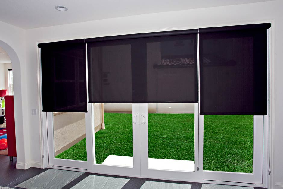 Interior Patio Door Roller Blinds Patio Door Roller Shade Blinds