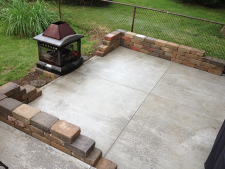 Home Plain Concrete Patio Plain Concrete Pool Patio Using Plain