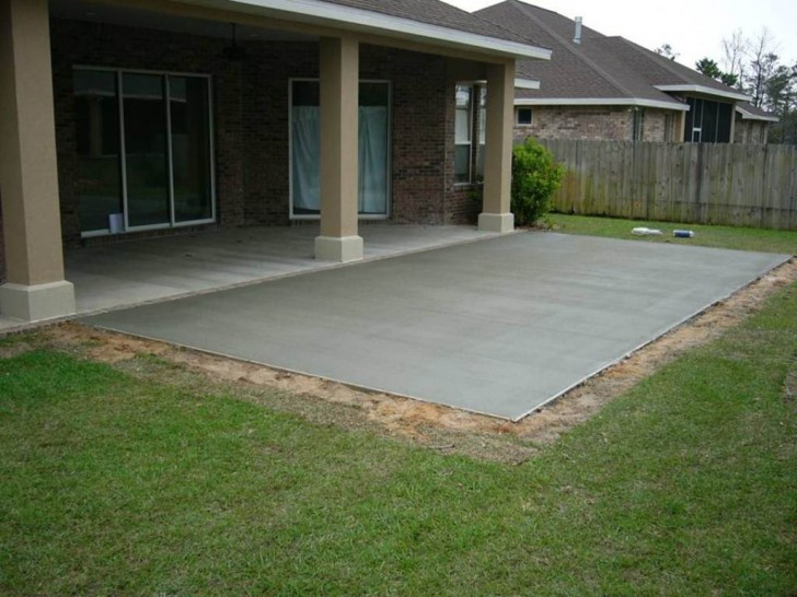 Home Plain Concrete Patio Plain Concrete Pool Patio Using Plain