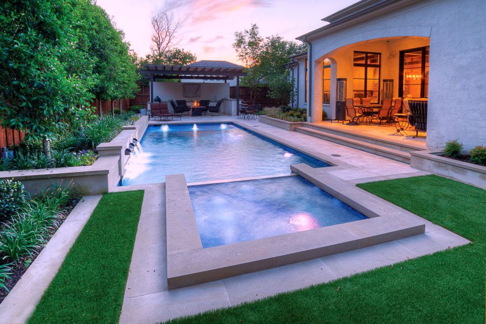 Other Rectangular Pool Designs Beautiful On Other For Rectangle