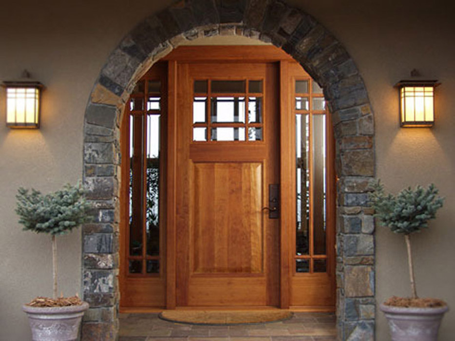 Home Residential Front Doors Craftsman Modern On Home And