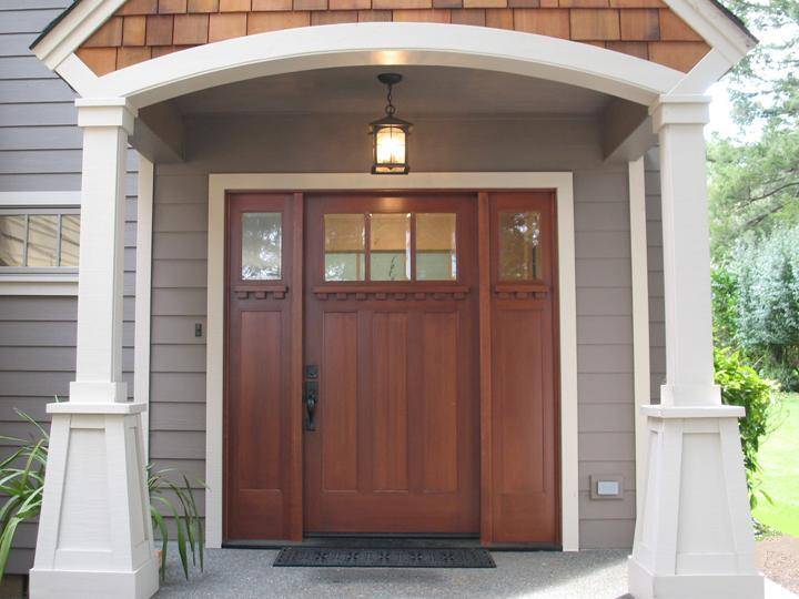 Home Residential Front Doors Craftsman Modern On Home And
