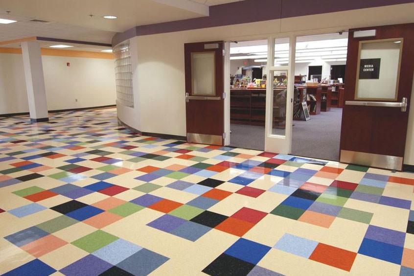 Floor School Tile Texture Home