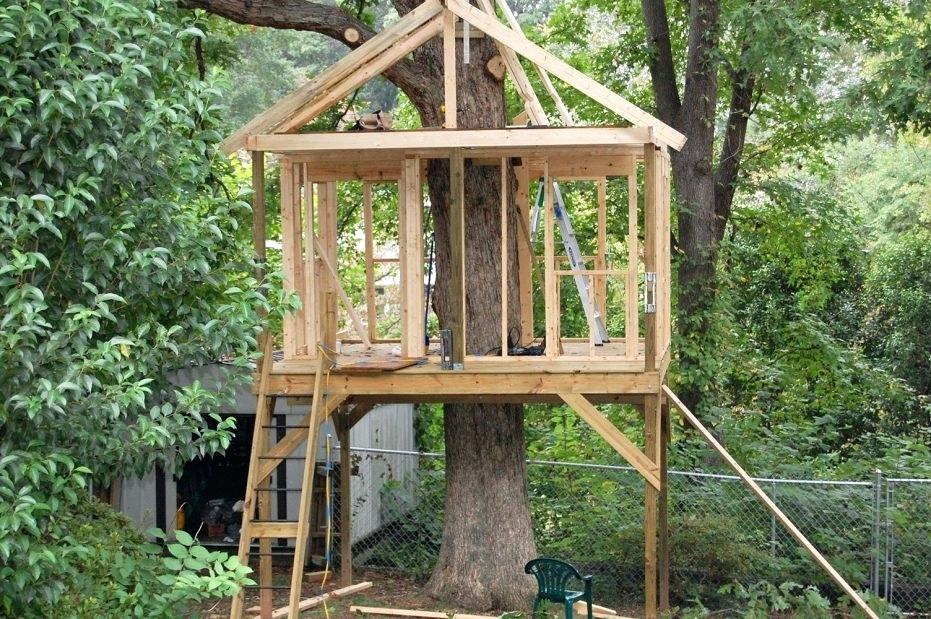 Home Simple Treehouse Creative On Home In Tree House Plans Designs