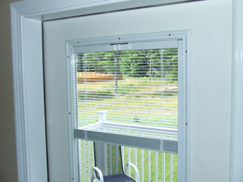 Floor Single Patio Door With Built In Blinds Single Patio Door