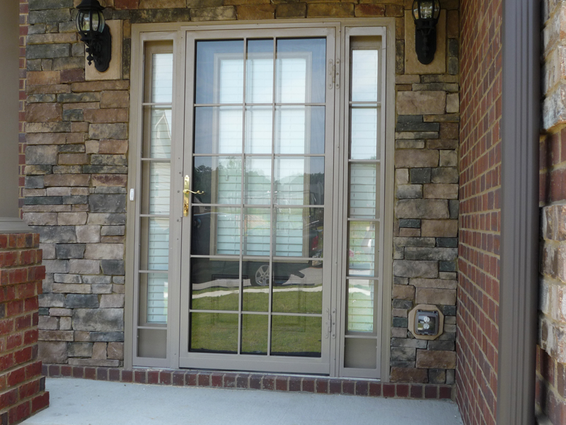 Home Single Patio Door With Sidelights Delightful On Home And