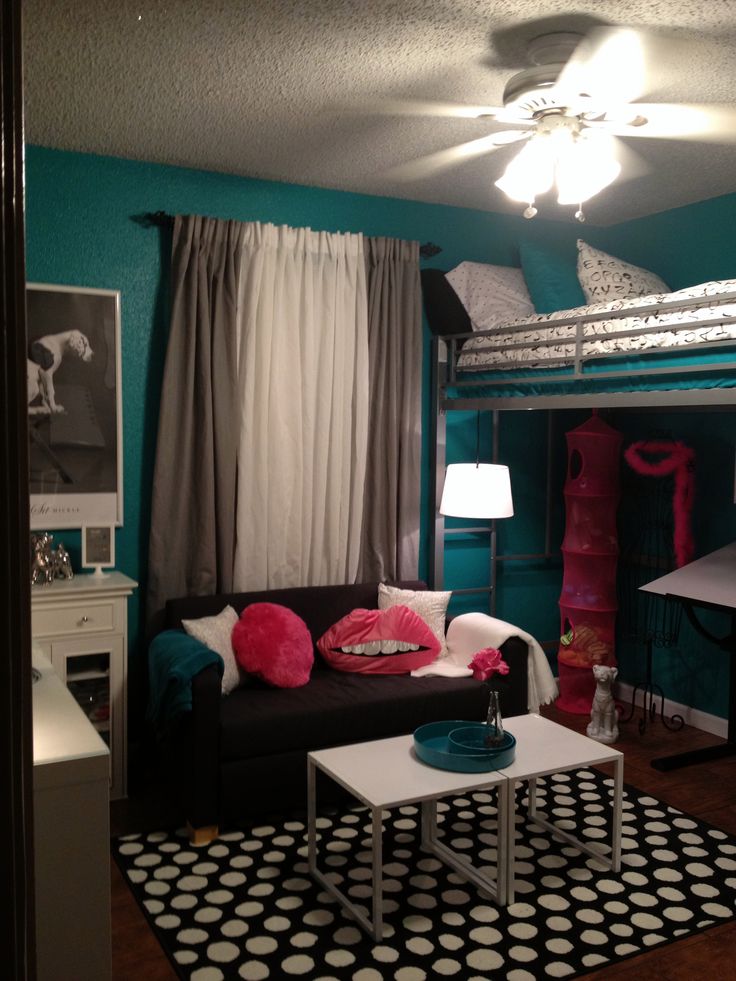 Bedroom Teen Bedroom Ideas Teal And White White And Teal