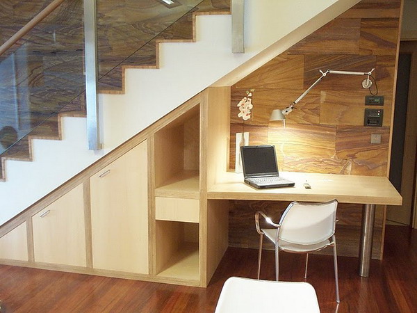 Home Under Stairs Office Astonishing On Home Pertaining To Desk
