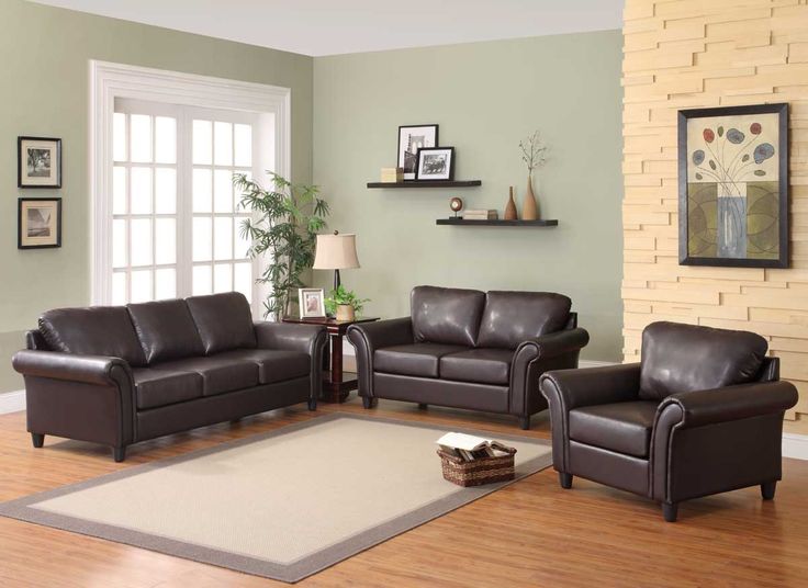 Living Room Wall Colour Brown Furniture House Decor Lovely On