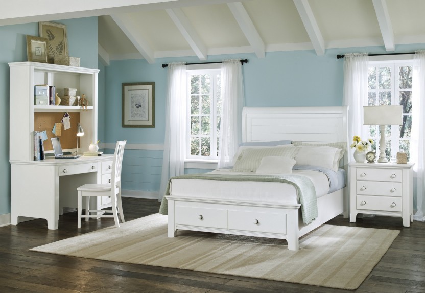 Bedroom White Coastal Bedroom Furniture Fine On Pertaining To More