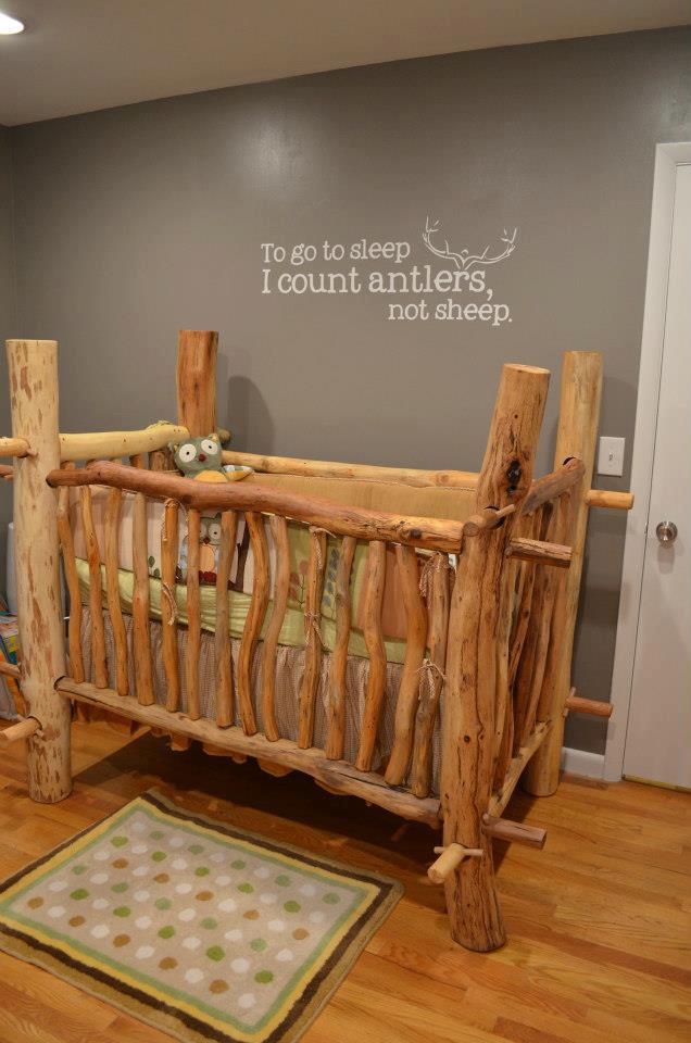 rustic baby cribs